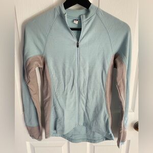 Ibex Sky Blue Zip-Up Jacket Women’s Small